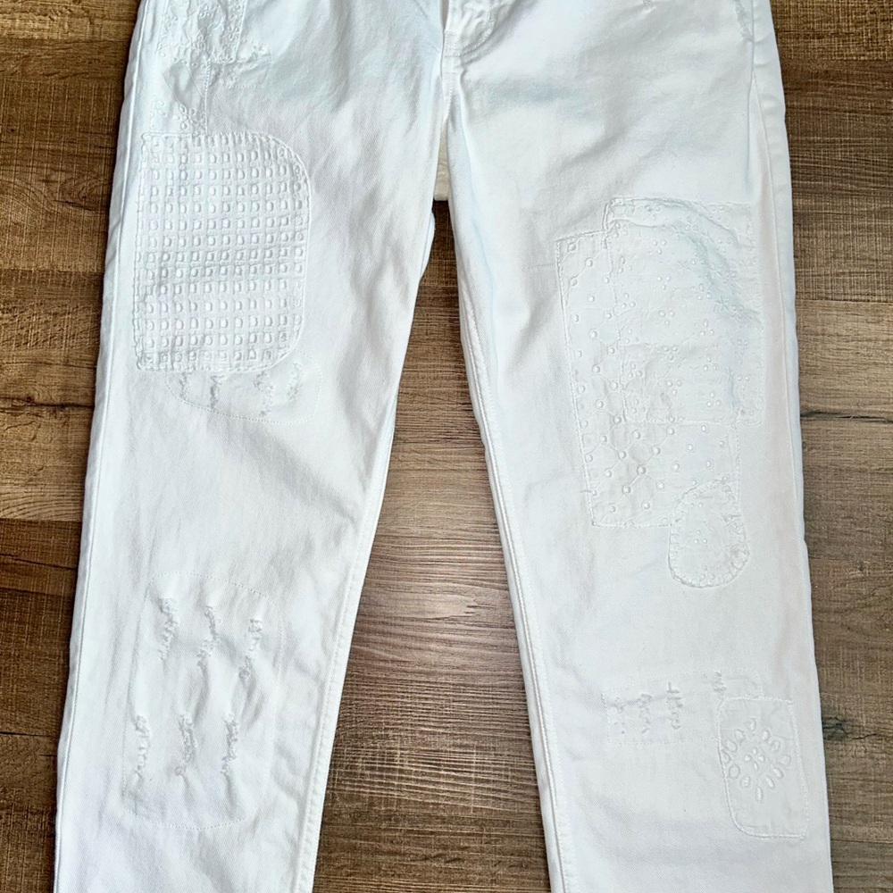 Lauren Ralph Lauren White Ankle-Length Pants
